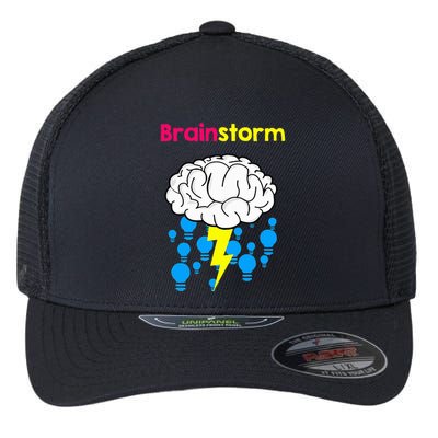 Brainstorm Good Idea Lightbulb Thunder Flexfit Unipanel Trucker Cap