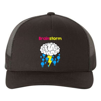 Brainstorm Good Idea Lightbulb Thunder Yupoong Adult 5-Panel Trucker Hat