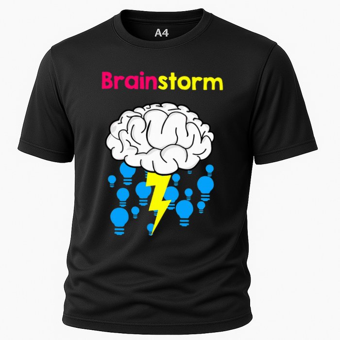 Brainstorm Good Idea Lightbulb Thunder Performance Shirt