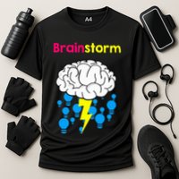 Brainstorm Good Idea Lightbulb Thunder Performance Shirt