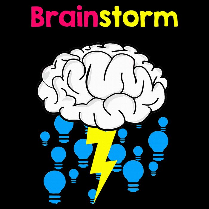 Brainstorm Good Idea Lightbulb Thunder Performance Shirt