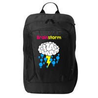 Brainstorm Good Idea Lightbulb Thunder City Backpack