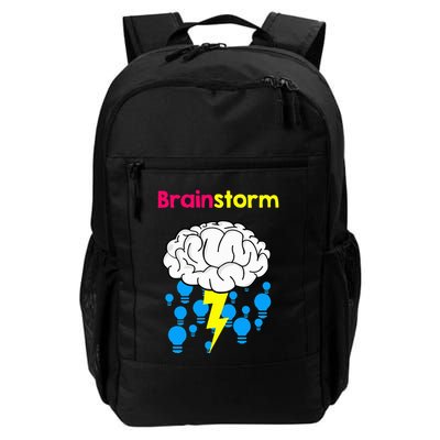 Brainstorm Good Idea Lightbulb Thunder Daily Commute Backpack