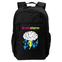 Brainstorm Good Idea Lightbulb Thunder Backpack