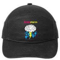 Brainstorm Good Idea Lightbulb Thunder 7-Panel Snapback Hat