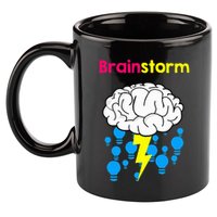 Brainstorm Good Idea Lightbulb Thunder 11oz C Handle Ceramic Mug