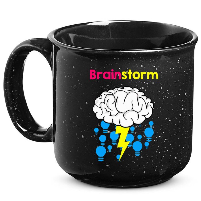 Brainstorm Good Idea Lightbulb Thunder 15oz Campfire Ceramic Mug