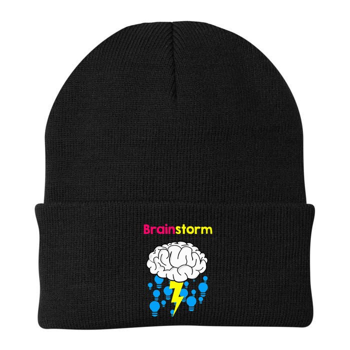 Brainstorm Good Idea Lightbulb Thunder Beanie