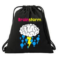 Brainstorm Good Idea Lightbulb Thunder Drawstring Bag