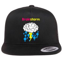 Brainstorm Good Idea Lightbulb Thunder Flatbill Hat
