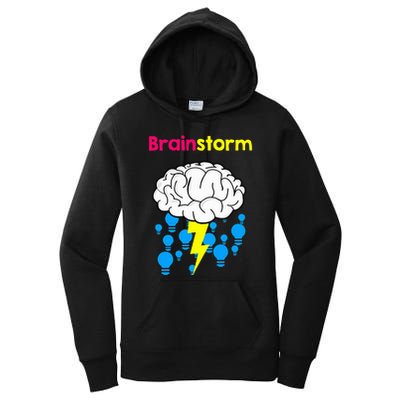 Brainstorm Good Idea Lightbulb Thunder Women's Pullover Hoodie