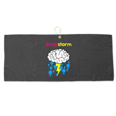 Brainstorm Good Idea Lightbulb Thunder Large Microfiber Waffle Golf Towel