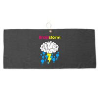 Brainstorm Good Idea Lightbulb Thunder Large Microfiber Waffle Golf Towel
