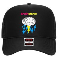 Brainstorm Good Idea Lightbulb Thunder Trucker Hat