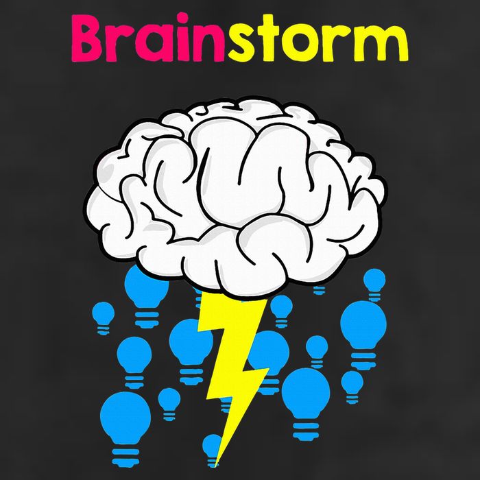 Brainstorm Good Idea Lightbulb Thunder Trucker Hat
