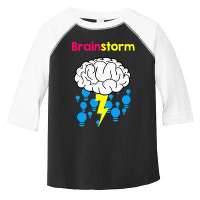 Brainstorm Good Idea Lightbulb Thunder Toddler Fine Jersey T-Shirt