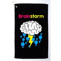 Brainstorm Good Idea Lightbulb Thunder Golf Towel