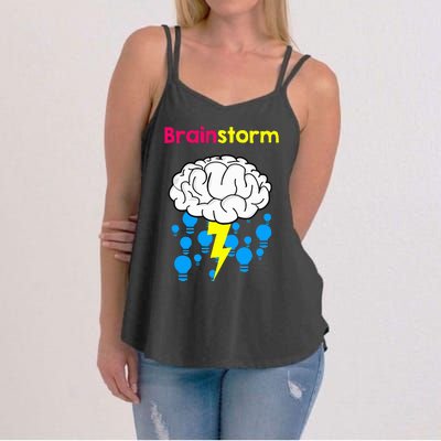 Brainstorm Good Idea Lightbulb Thunder Women's Strappy Tank