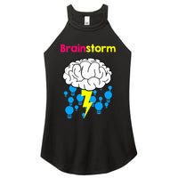 Brainstorm Good Idea Lightbulb Thunder Women's Perfect Tri Rocker Tank
