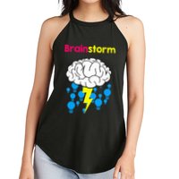Brainstorm Good Idea Lightbulb Thunder Women's Perfect Tri Rocker Tank