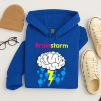 Brainstorm Good Idea Lightbulb Thunder Hoodie