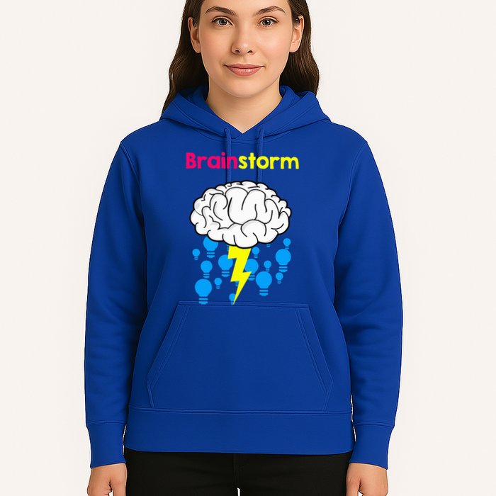 Brainstorm Good Idea Lightbulb Thunder Hoodie