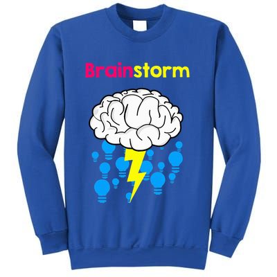 Brainstorm Good Idea Lightbulb Thunder Sweatshirt