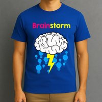 Brainstorm Good Idea Lightbulb Thunder T-Shirt