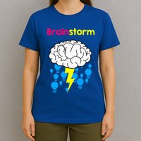 Brainstorm Good Idea Lightbulb Thunder T-Shirt