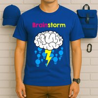Brainstorm Good Idea Lightbulb Thunder T-Shirt