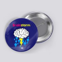 Brainstorm Good Idea Lightbulb Thunder Button