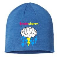 Brainstorm Good Idea Lightbulb Thunder Sustainable Beanie