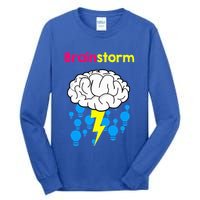 Brainstorm Good Idea Lightbulb Thunder Tall Long Sleeve T-Shirt