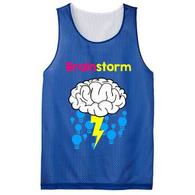 Brainstorm Good Idea Lightbulb Thunder Mesh Reversible Basketball Jersey Tank
