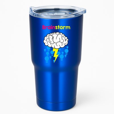 Brainstorm Good Idea Lightbulb Thunder Tumbler