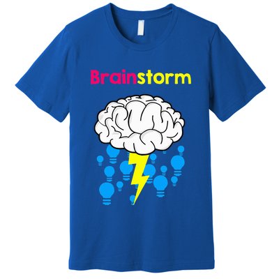 Brainstorm Good Idea Lightbulb Thunder Premium T-Shirt
