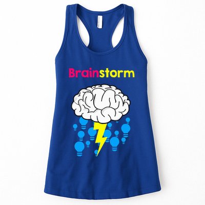 Brainstorm Good Idea Lightbulb Thunder Womens Tank Top