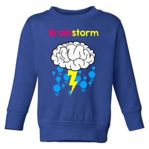 Brainstorm Good Idea Lightbulb Thunder Toddler Sweatshirt