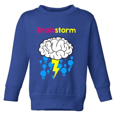 Brainstorm Good Idea Lightbulb Thunder Toddler Sweatshirt