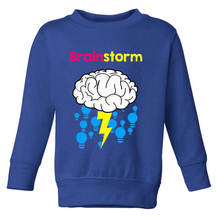 Brainstorm Good Idea Lightbulb Thunder Toddler Sweatshirt