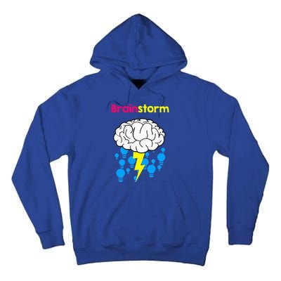 Brainstorm Good Idea Lightbulb Thunder Tall Hoodie