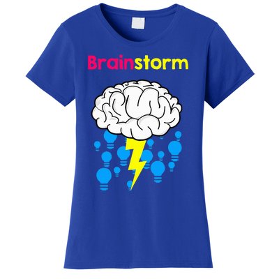 Brainstorm Good Idea Lightbulb Thunder Women's T-Shirt