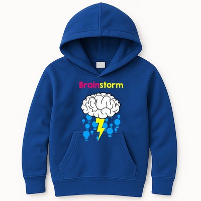 Brainstorm Good Idea Lightbulb Thunder Kids Hoodie