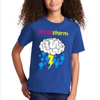 Brainstorm Good Idea Lightbulb Thunder Kids T-Shirt