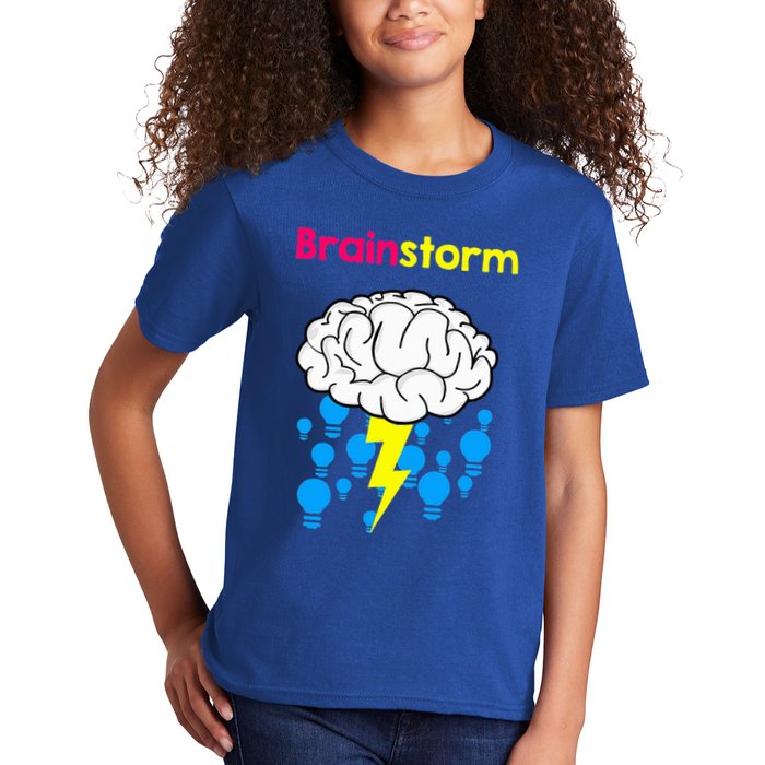 Brainstorm Good Idea Lightbulb Thunder Kids T-Shirt