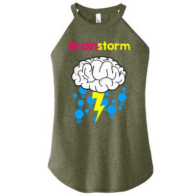 Brainstorm Good Idea Lightbulb Thunder Women's Perfect Tri Rocker Tank