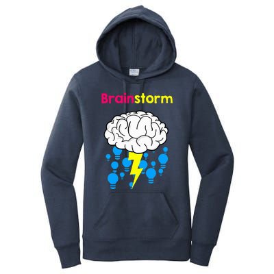 Brainstorm Good Idea Lightbulb Thunder Women's Pullover Hoodie