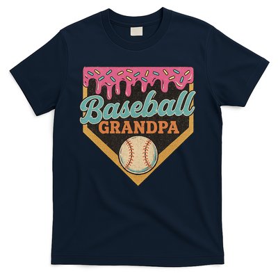 Baseball Grandpa Ice Cream Drip T-Shirt