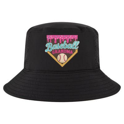 Baseball Grandma Ice Cream Drip Cool Comfort Performance Bucket Hat