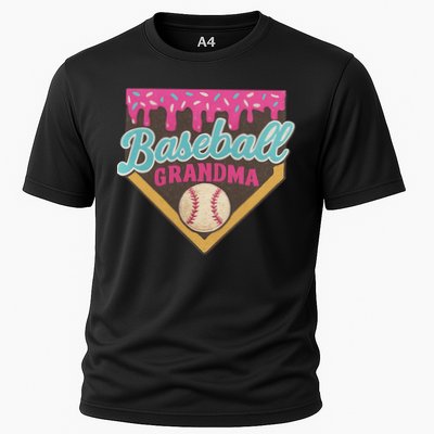 Baseball Grandma Ice Cream Drip Performance Shirt